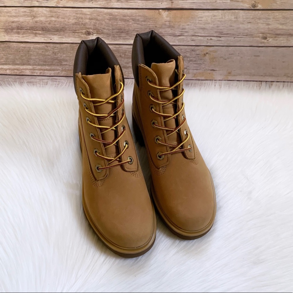 Timberland Kinsley Wheat 6 Inch Waterproof Boots - Picture 5 of 8
